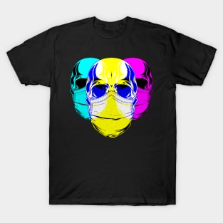 Tri-Portrait Skull - DS8 T-Shirt